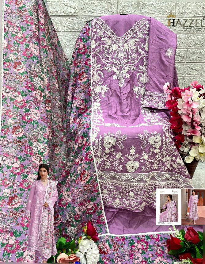 Hazzel 089 A To D Rayon With Cotton Pakistani Suits Wholesale Market In Surat